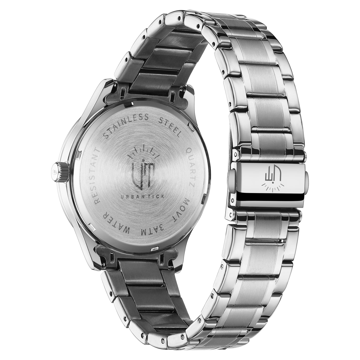 Urban Tick Regalia – Classic Stainless Steel Men’s Watch