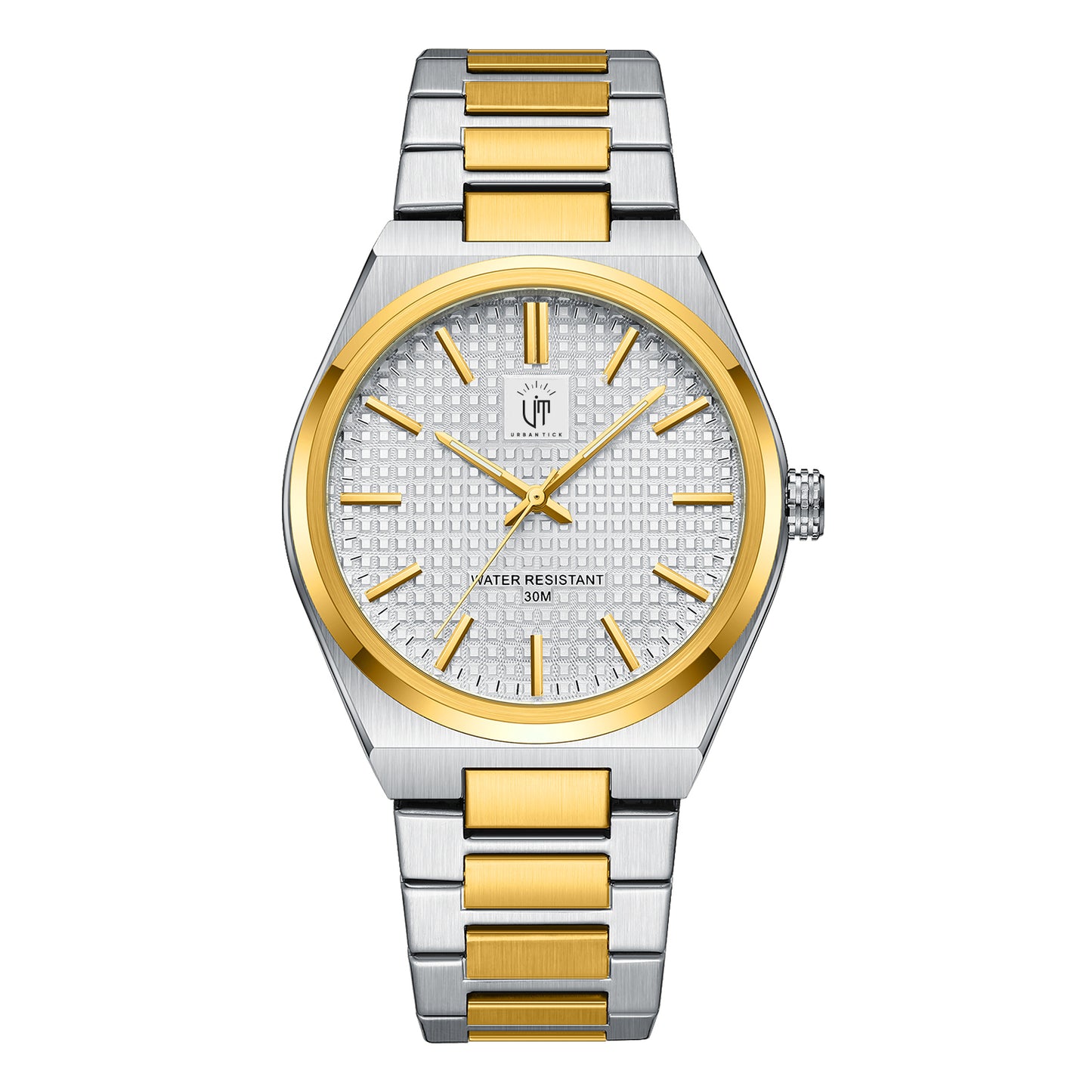 Urban Tick Nova Grid Stainless Steel Men’s Quartz Watch