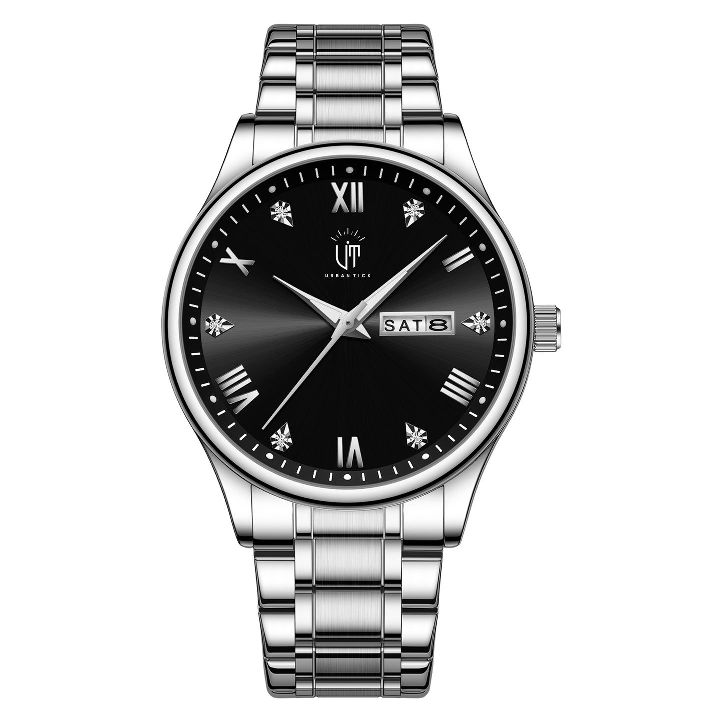 Urban Tick Regalia – Classic Stainless Steel Men’s Watch
